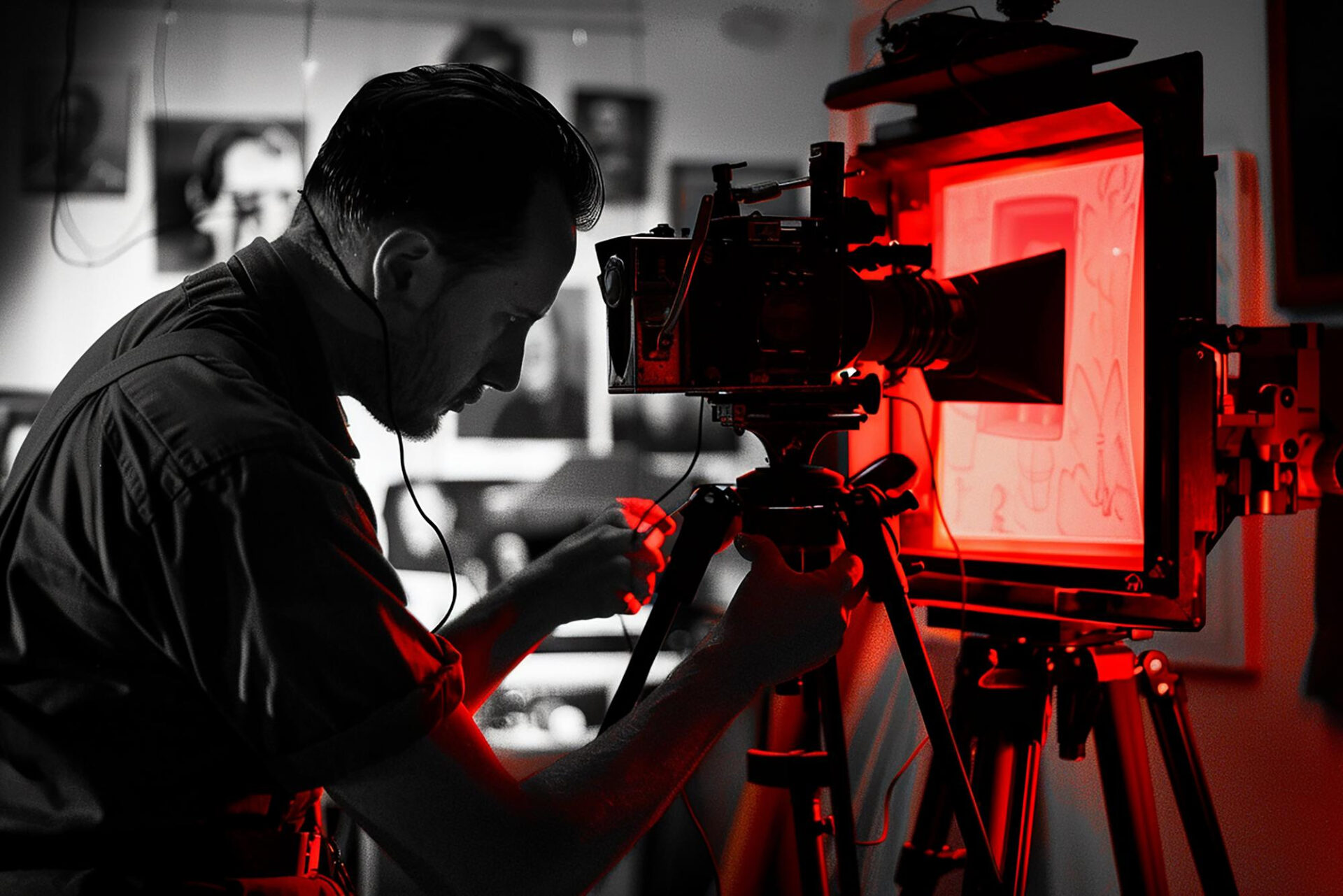 Film reel preserved in a secure vault